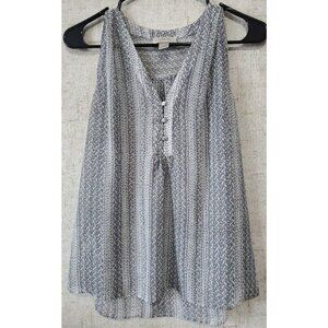 Ann Taylor Loft Sheer Tank Top Blouse XS